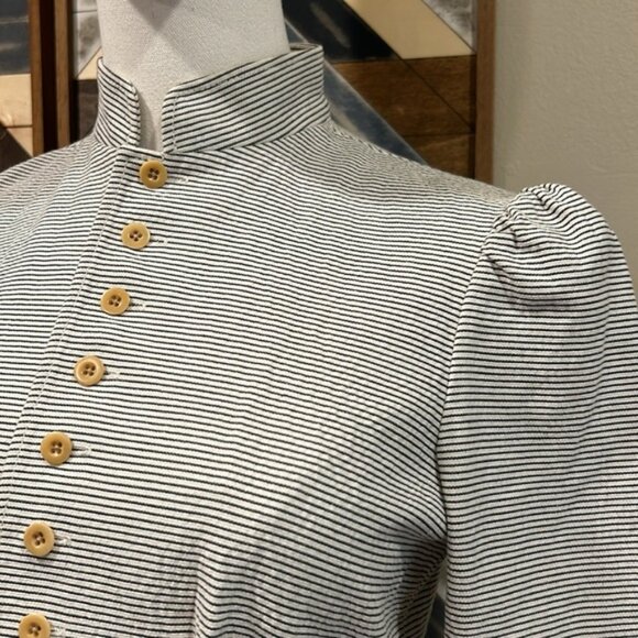 Ralph Lauren Cotton Striped Blazer Jacket sz 2 - Picture 3 of 8